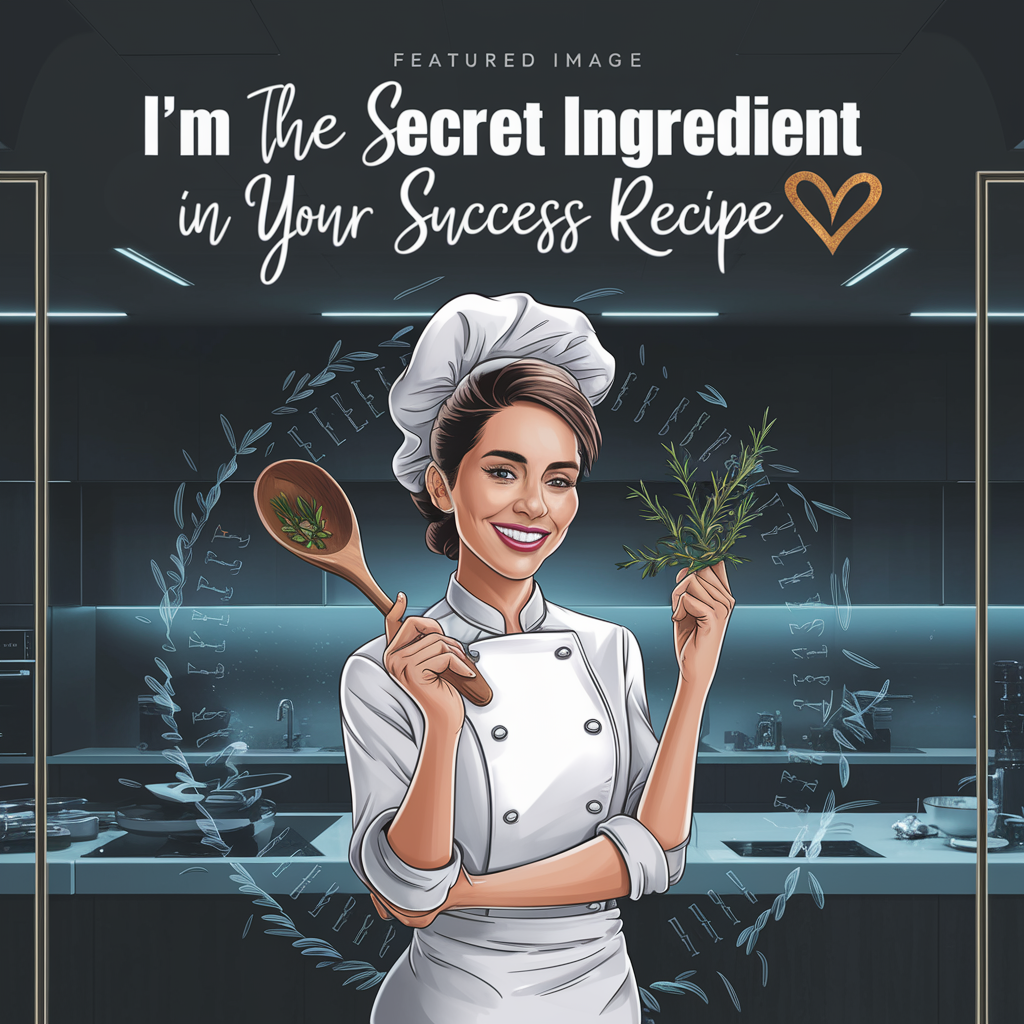 I'm the Secret Ingredient in Your Success Recipe 