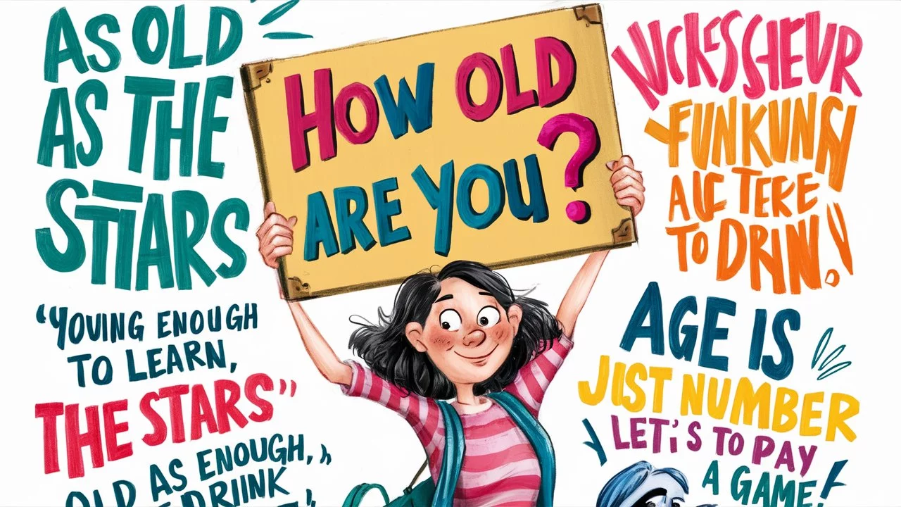 30 Creative Ways to Answer “How Old Are You?” When Asked by a Woman