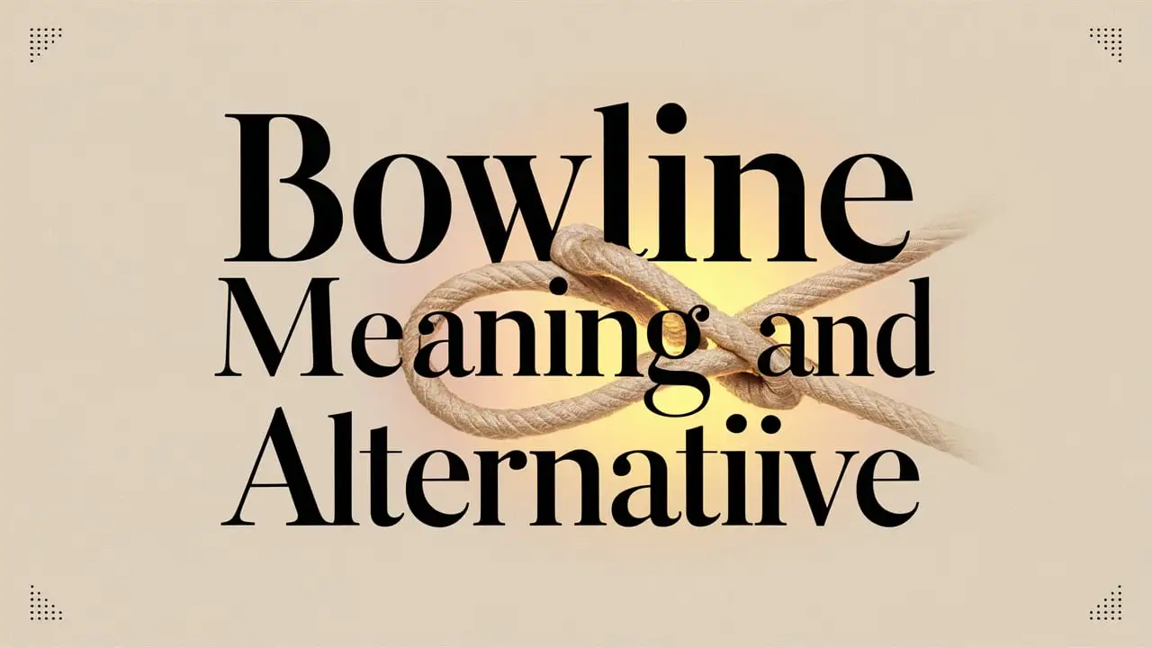 Bowline Meaning and Alternative