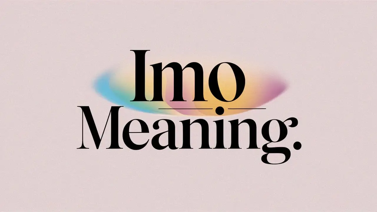 IMO Meaning