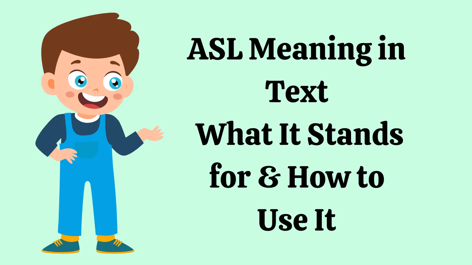 ASL Meaning in Text